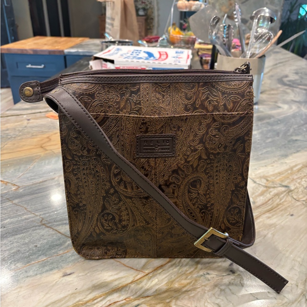 Tooled leather Relic bag